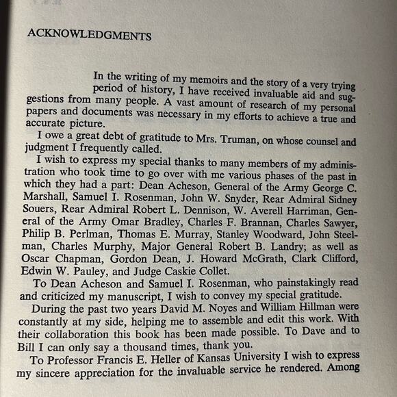 Memoirs by Harry S. Truman: Volume 1 Year of Decision - Picture 7 of 7